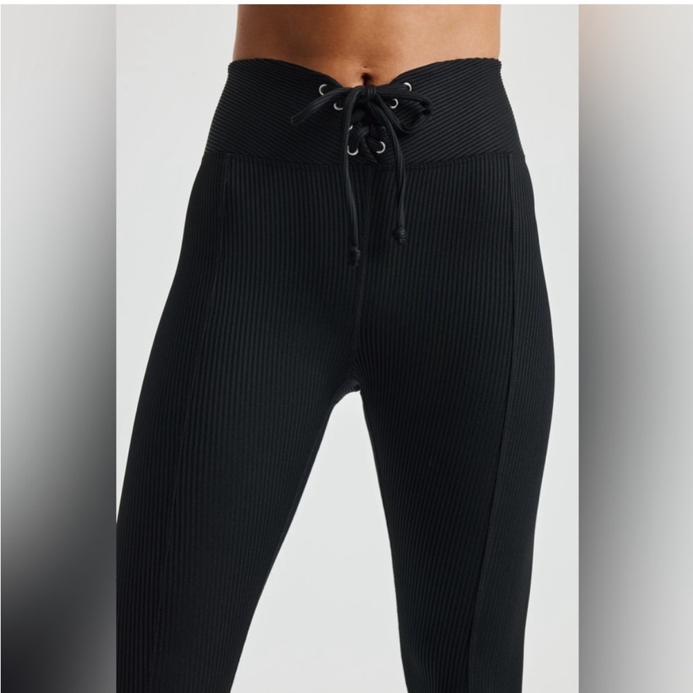 Year of Ours Black Football Leggings